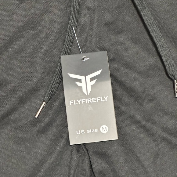 Women's Flyfirefly Medium Shorts Black Elastic Waistband Drawstring Stretch NWT - Picture 7 of 10